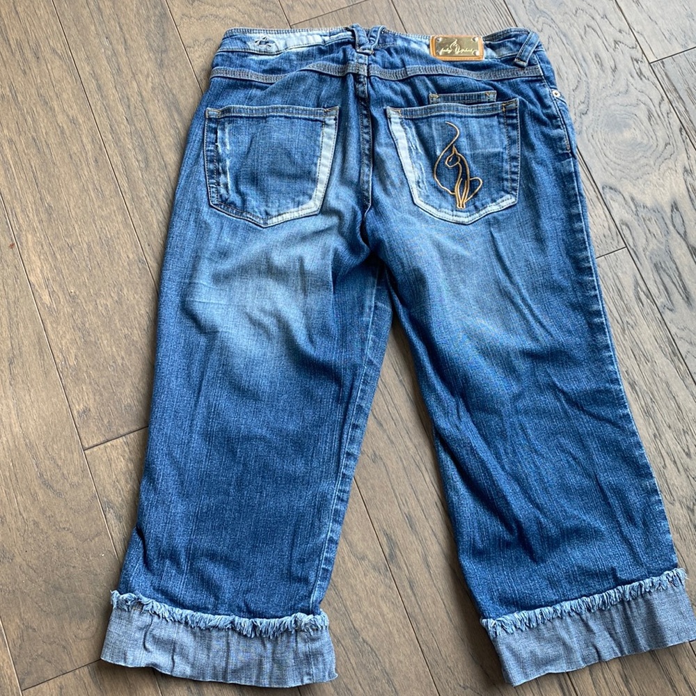 BABY PHAT Distressed Jean Capris